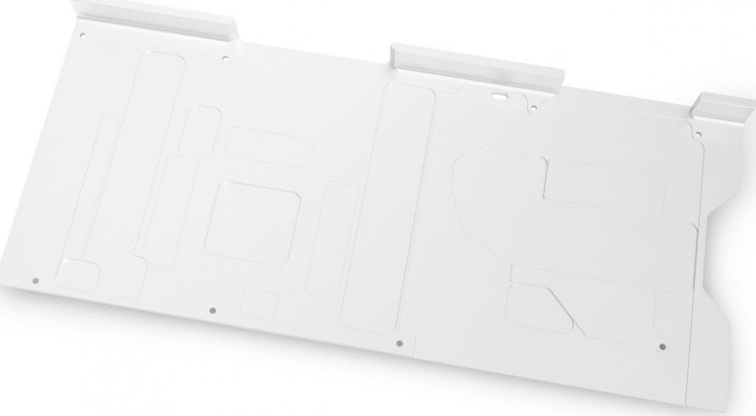 Backplate për ftohje uji EK Water Blocks EK-Quantum Vector² FTW3 RTX 3080/90, alumini, për RTX 3080 dhe 3090, argjend
