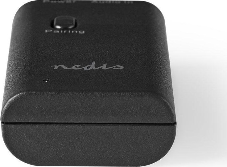 Transmetues Bluetooth Nedis BTTR100BK, hyrje 3.5 mm, aptX Low Latency, i zi