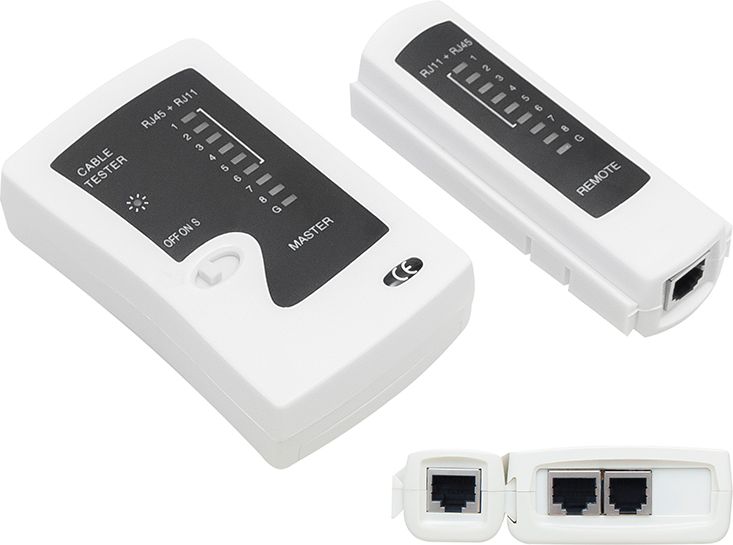 Tester për kabllo Xtreme RJ-45/ RJ-11/ RJ-12