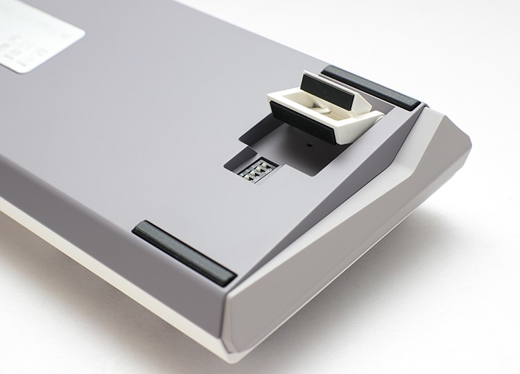 Tastierë lojërash Ducky One 3 Mist SF, RGB LED, Cherry MX Ergo-Clear, e hirtë