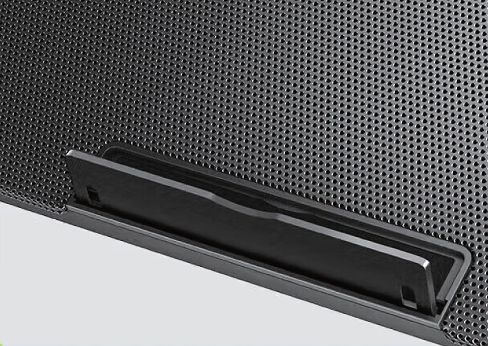 Stand ftohës për laptop Techly, deri 17", 2 ventilatorë, i zi