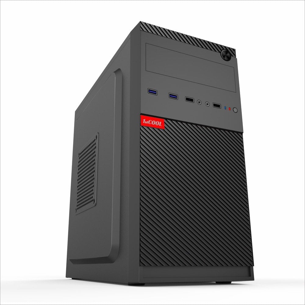 Kasa kompjuteri 1stCOOL STEP 5, Micro ATX, 2x USB 3.0, e zezë