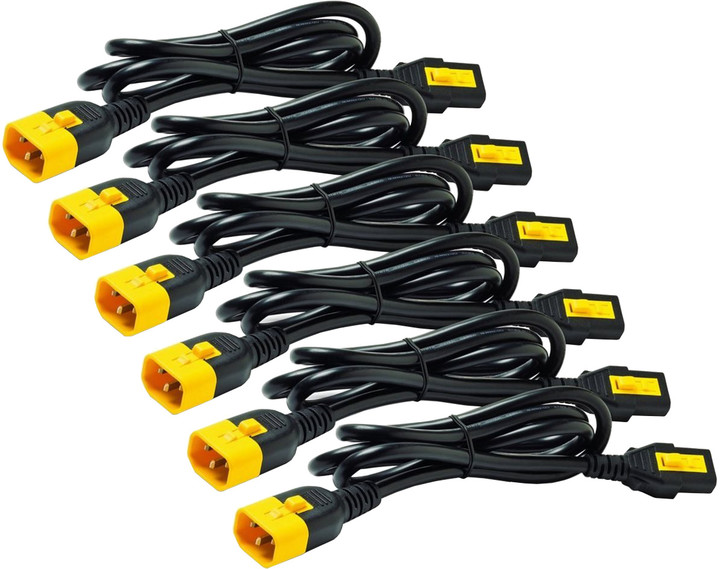 Кабел APC Power Cord (6 ea), Locking, C13 to C14, 1.8m