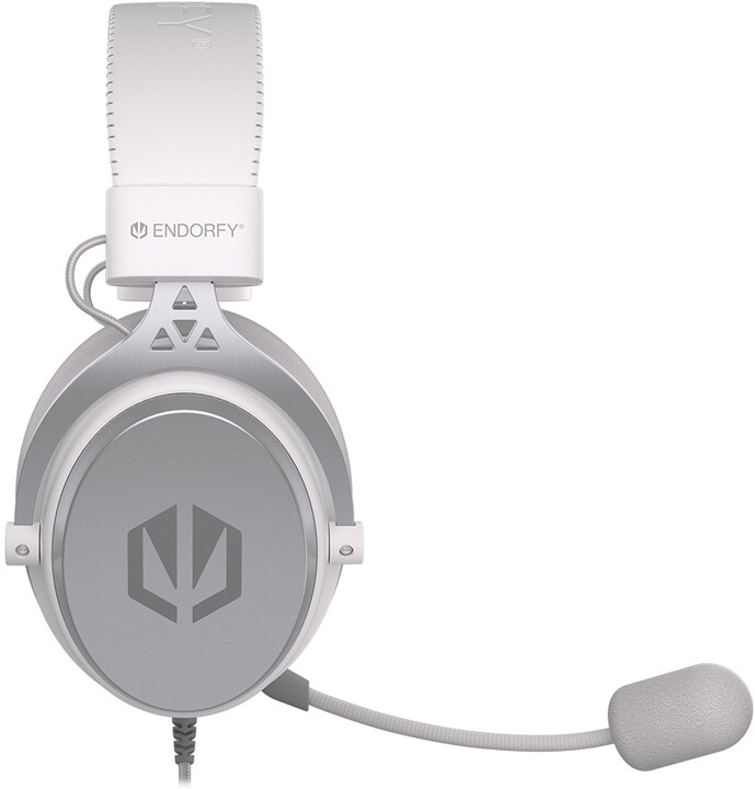 Kufje Endorfy Viro Plus USB Onyx White, të bardha
