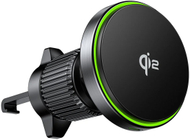 Karikues makinë Unitek MagSafe Holder 38W Qi2, wireless, me adapter, i zi