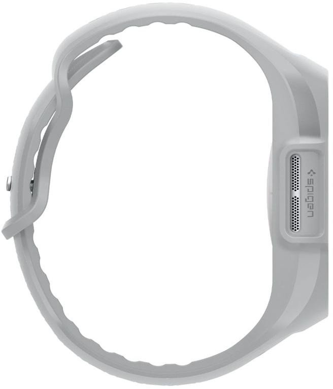 Rrip dhe kuti mbrojtëse Spigen Liquid Air Pro për Apple Watch Series 10 46mm, silikon, gri