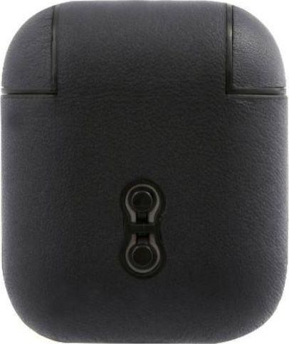 Futrollë BMW Genuine Leather për AirPods 1/2, lëkurë origjinale, blu navy