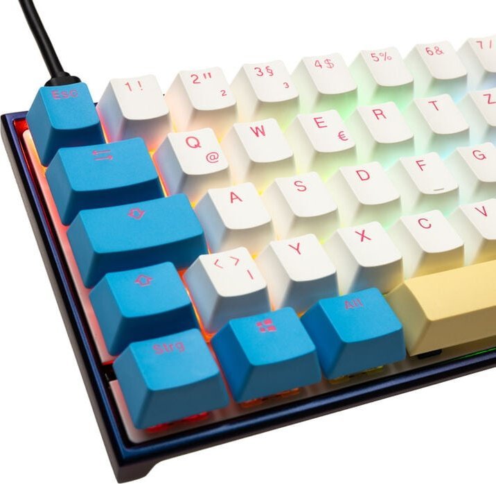 Tastierë mekanike Ducky Mecha SF Dawn Edition, Cherry MX Blue, RGB LED