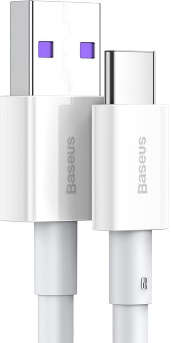 Kabllo BASEUS Superior Series USB-C - USB-C, 66W, 2m, e bardhë