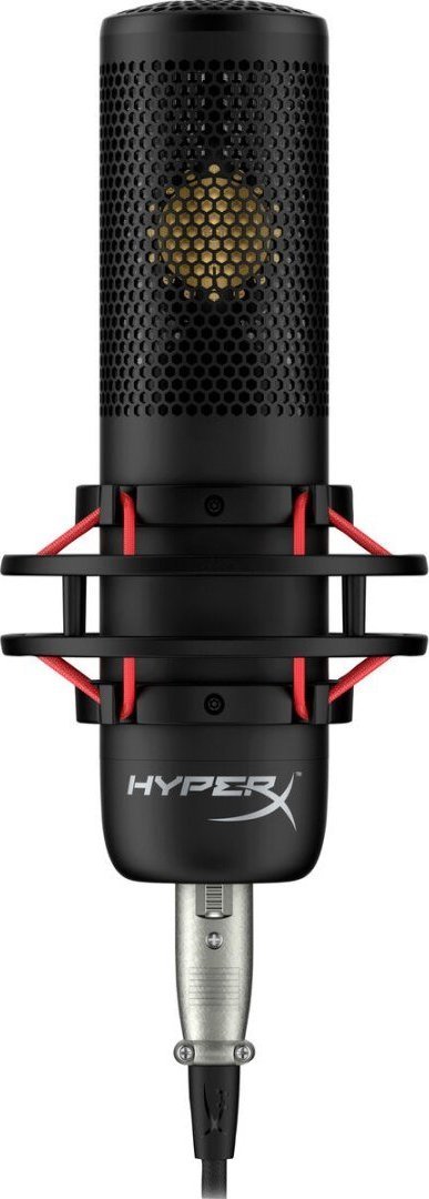 Mikrofon kondensator HyperX ProCast 699Z0AA, XLR, me shock mount dhe pop filter, i zi