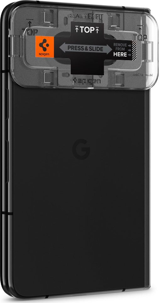 Mbrojtës kamere Spigen Glass EZ Fit Optik Pro, set 2 copë, për Google Pixel Fold, i zi