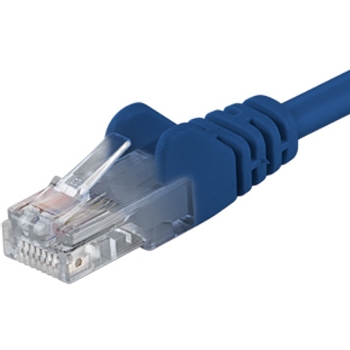 Kabllo rrjeti PremiumCord Patch Cable, UTP CAT6, 0.5m, blu