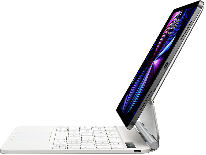 Mbrojtëse me tastierë Baseus Brilliance Series Pro për Apple iPad, 10.9" 2022, e bardhë