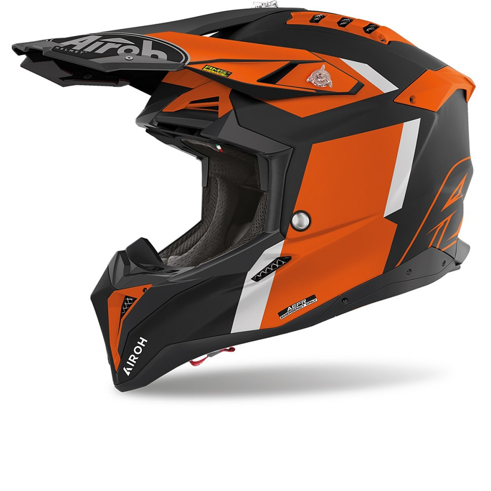 Helmetë offroad Airoh Aviator 3 Glory, madhësia 2XL, portokalli mat