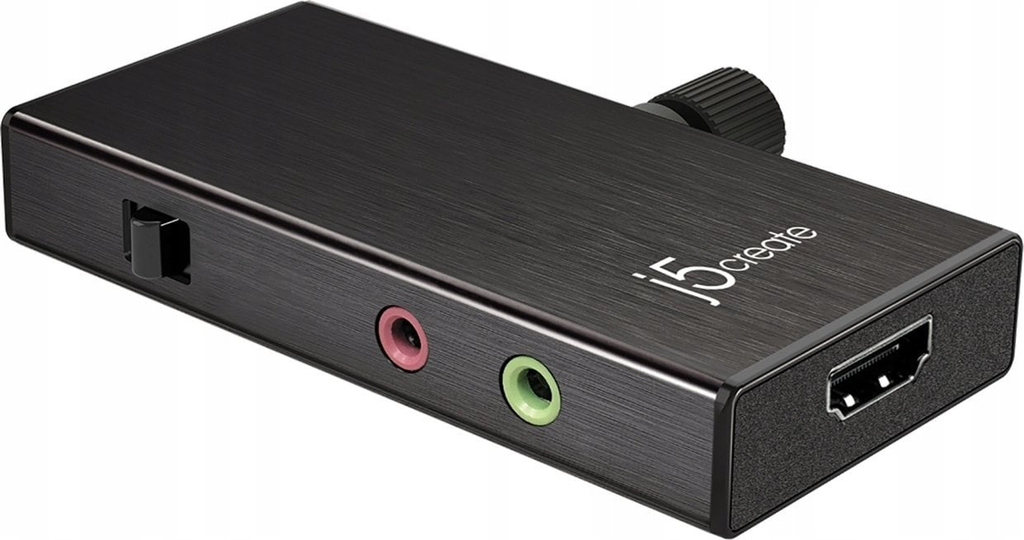 Kartë kapëse video j5create JVA02, Full HD 1080p 60fps, USB A C, e zezë