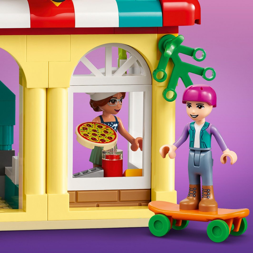 Set lodër LEGO® Friends 41705 Pizzeria in the town of Heartlake, 144 pjesë