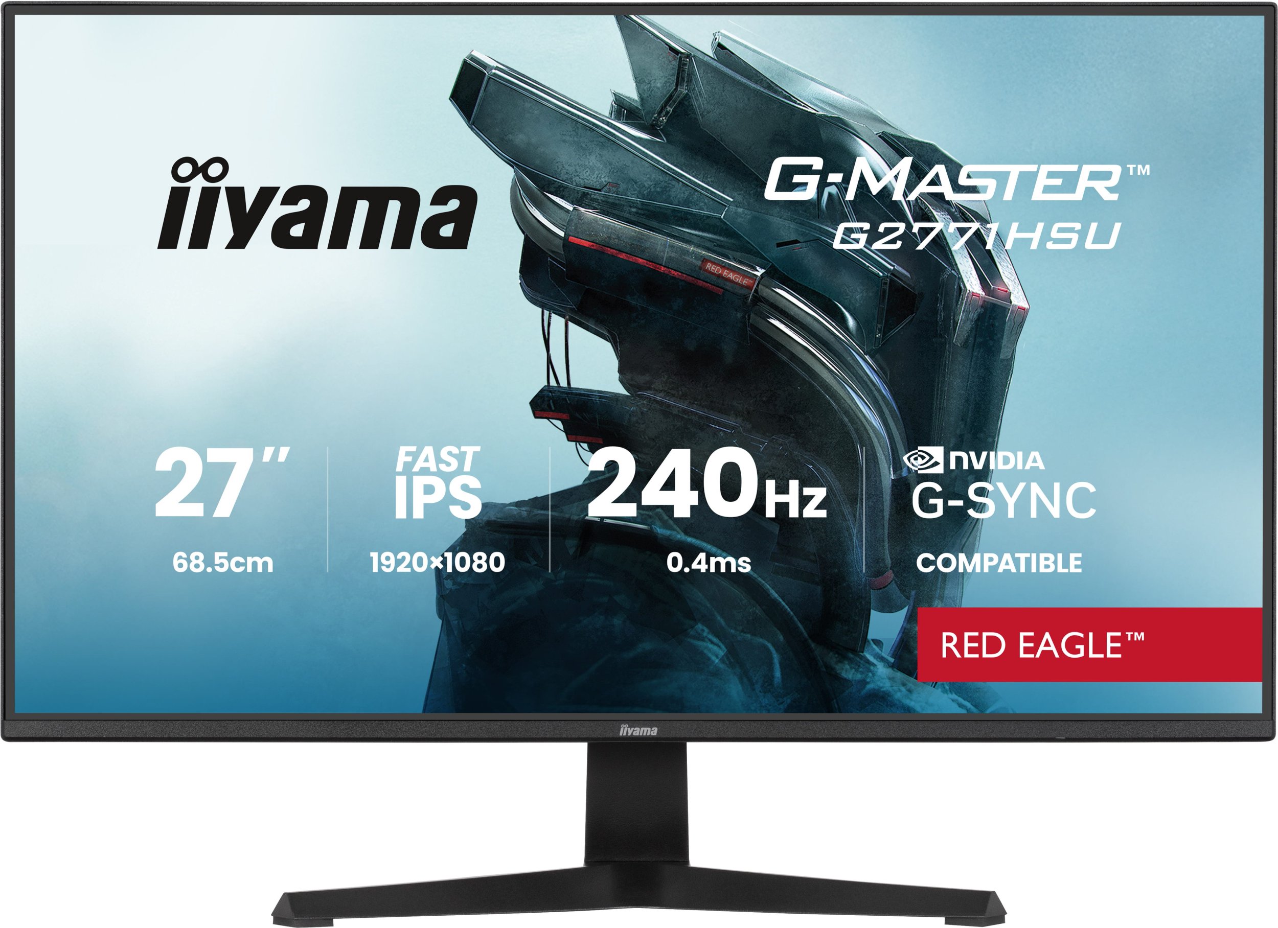 Monitor gaming Iiyama G-Master G2771HSU-B1, 27", FHD 240Hz, i zi