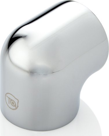 Përshtatës ujë-ftohës Bitspower Touchaqua, 90°, G1/4 femër në femër, argjendtë