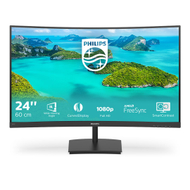 Monitor Philips E Line, 23.6", 1920 x 1080, Full HD, 75 Hz, i zi