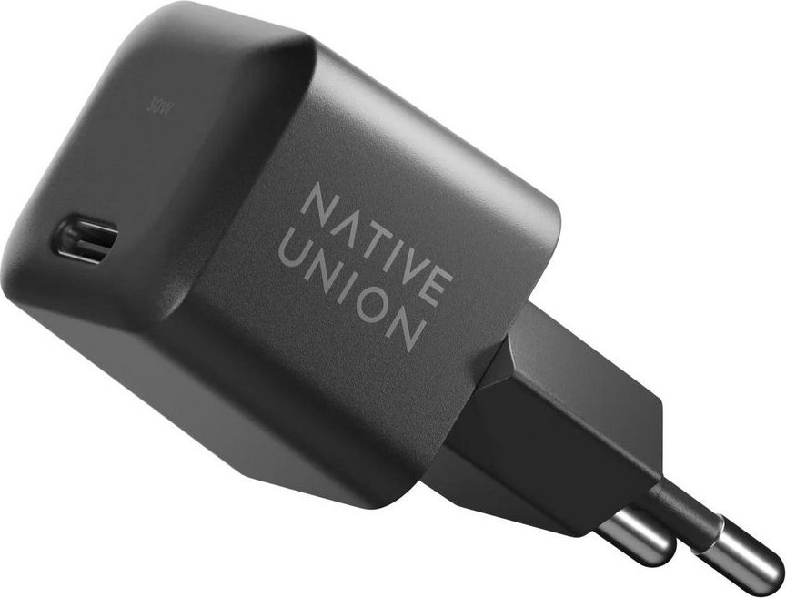 Полнач за телефон Native Union Fast GaN Charger PD, 30W, црн