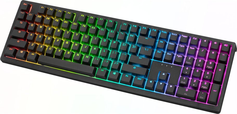 Tastierë gaming Ducky Zero 6108, wireless, RGB, Cherry MX2A Red, e zezë