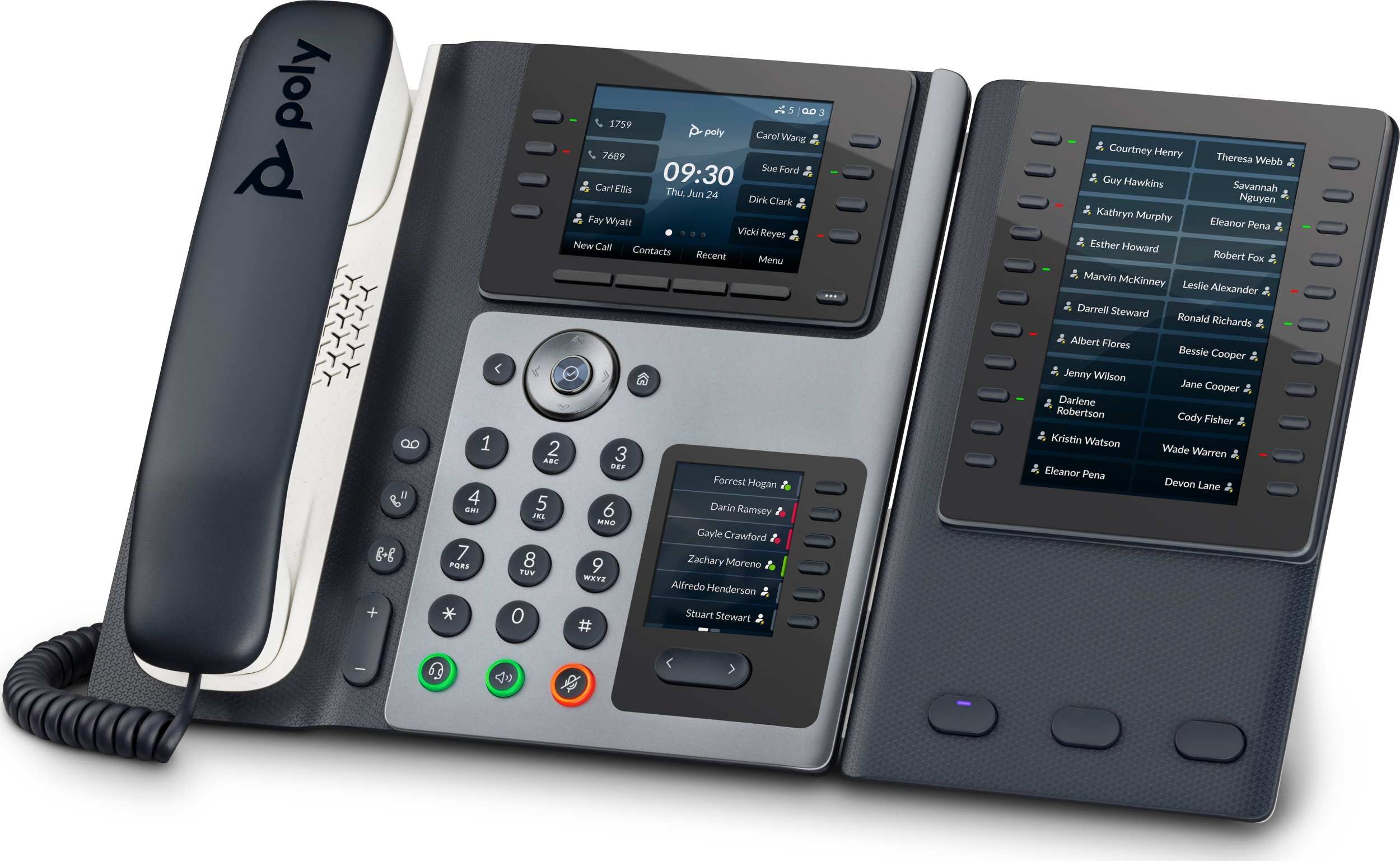 Modul zgjerues HP Poly Edge E, për Poly Edge E400 E500, ekran 5", i zi