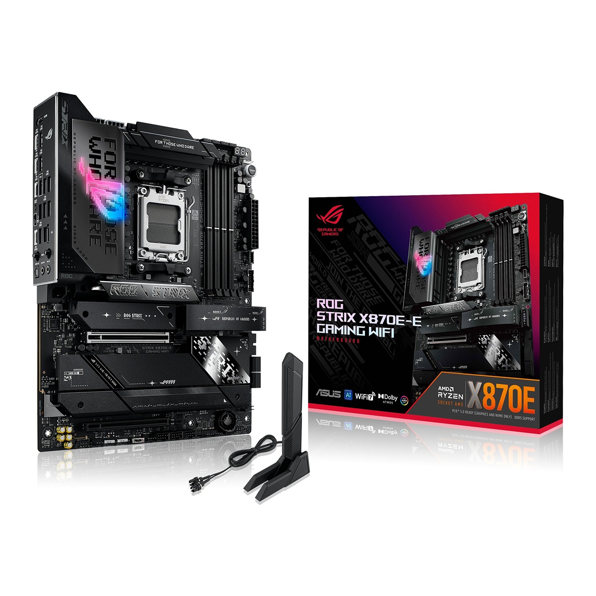 Pllakë amë ASUS ROG Strix X870E-E Gaming WiFi, AMD X870E, Socket AM5, ATX