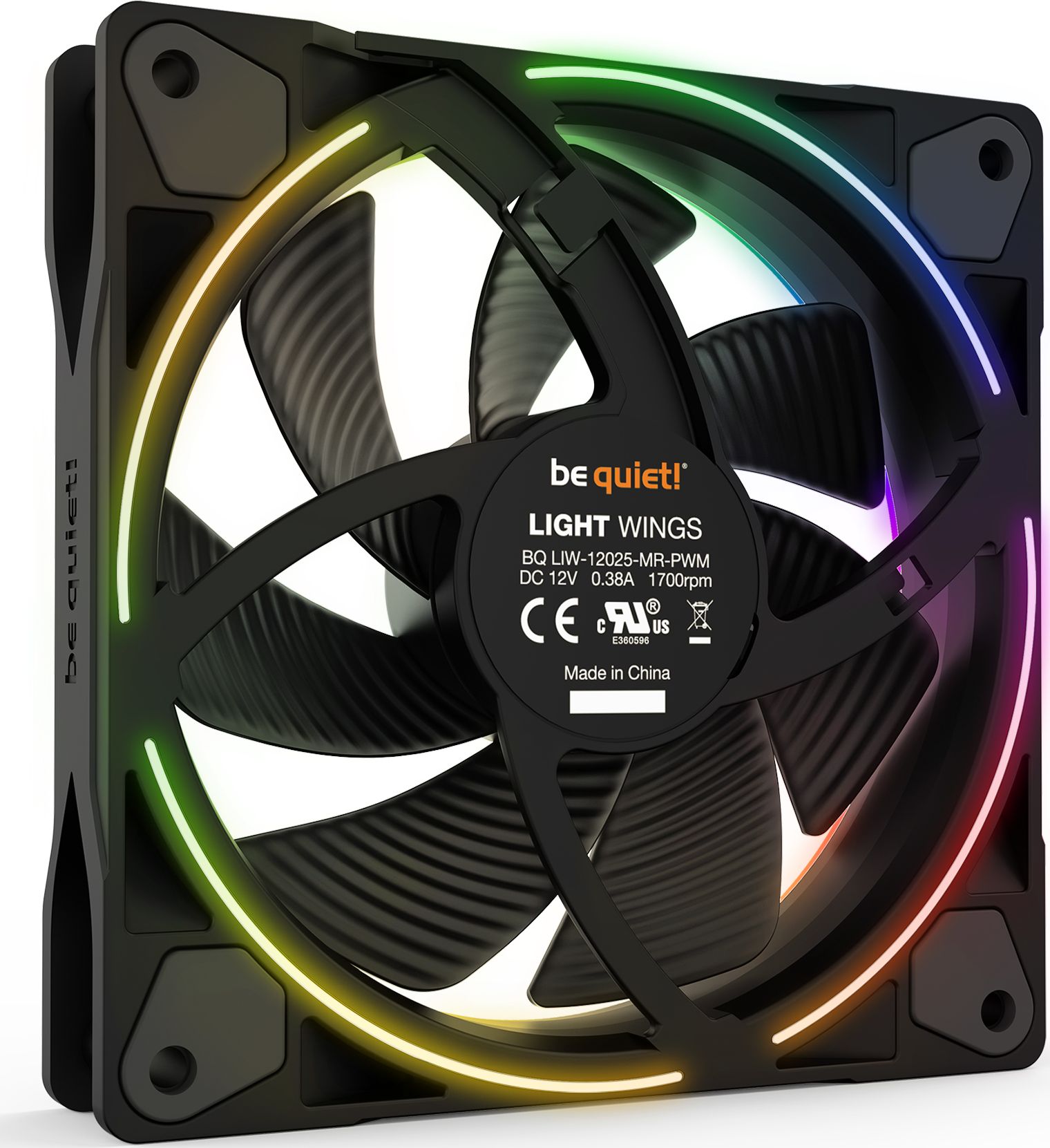 Ventilator PC be quiet! Light Wings 120mm PWM BL072, ARGB, 18 LED, i zi