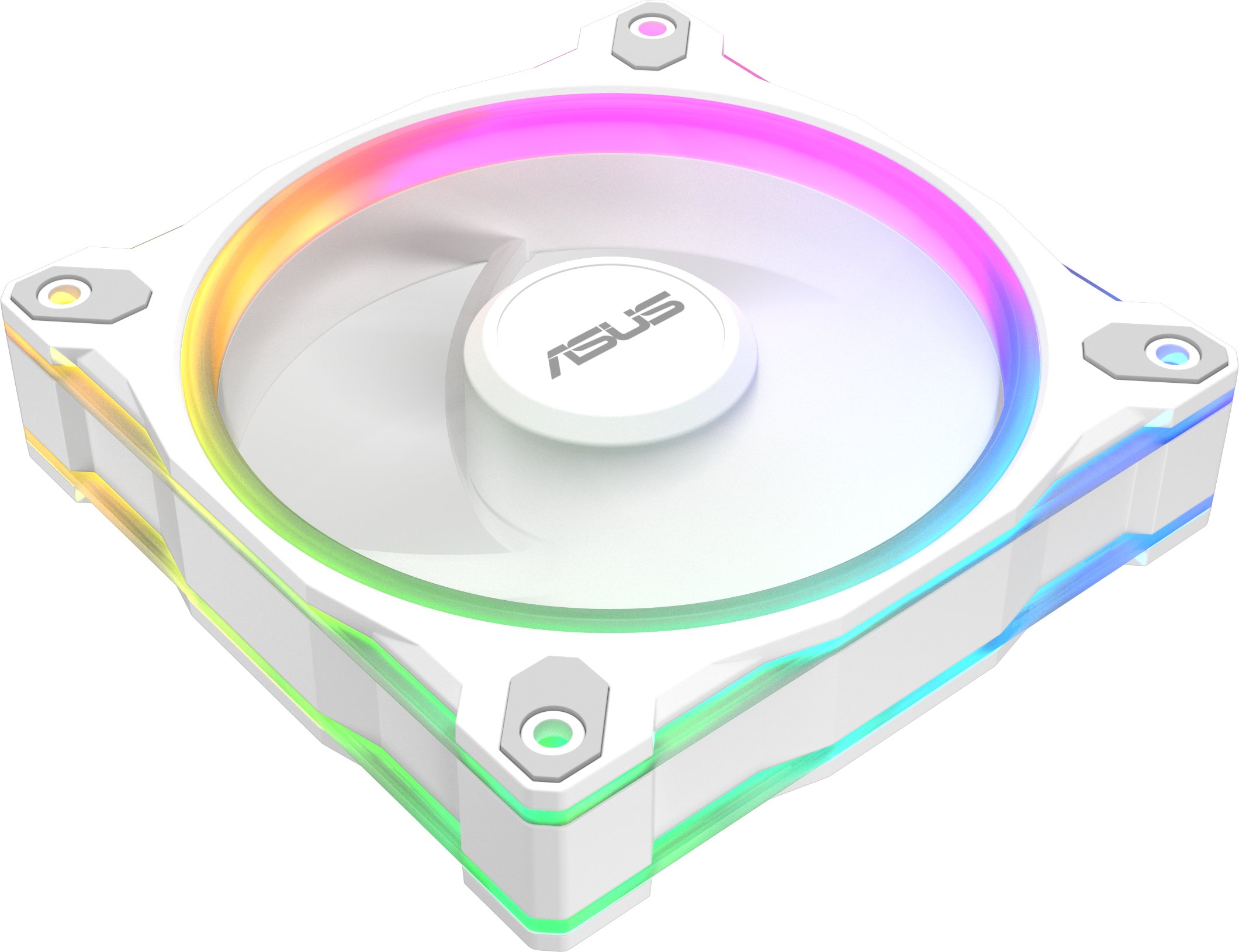 Ventilator kompjuteri ASUS Prime MR120, 12 cm, ARGB, i bardhë