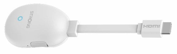 Dongell Strong за Гугл ТВ, 4K UHD, WiFi 6 со Етернет, бел