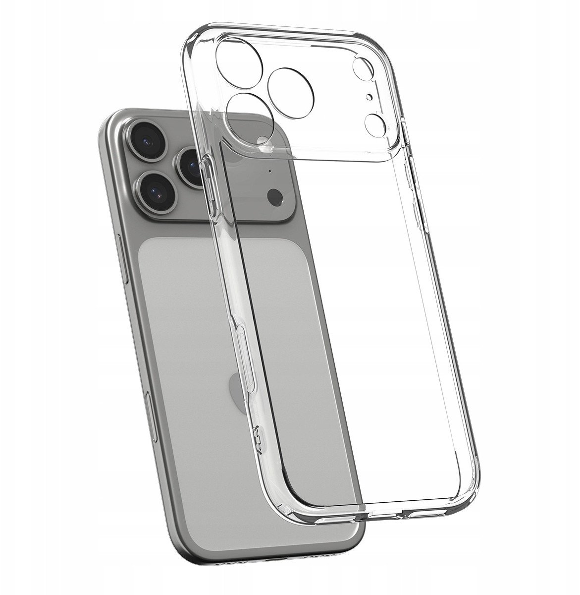 Kapak telefoni Spigen Ultra Hybrid MagSafe, për iPhone 17 Pro Max, transparent