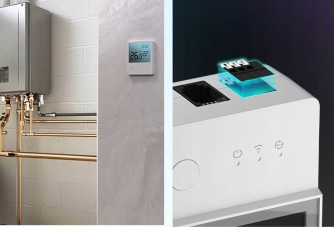 Adapter audio Sonoff AL010, Mini Jack në RJ9 RJ11, për sensorë Sonoff, i zi