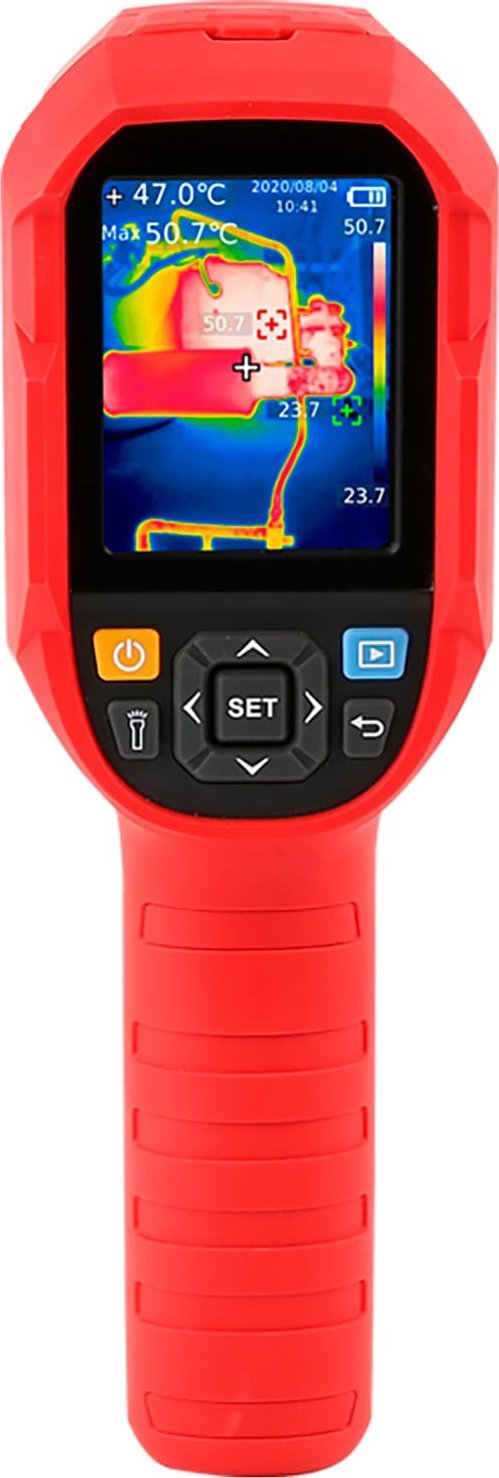Термална камера Uni T UTi720A, 256x192 px, опсег на мерење -20°C до 400°C, црна