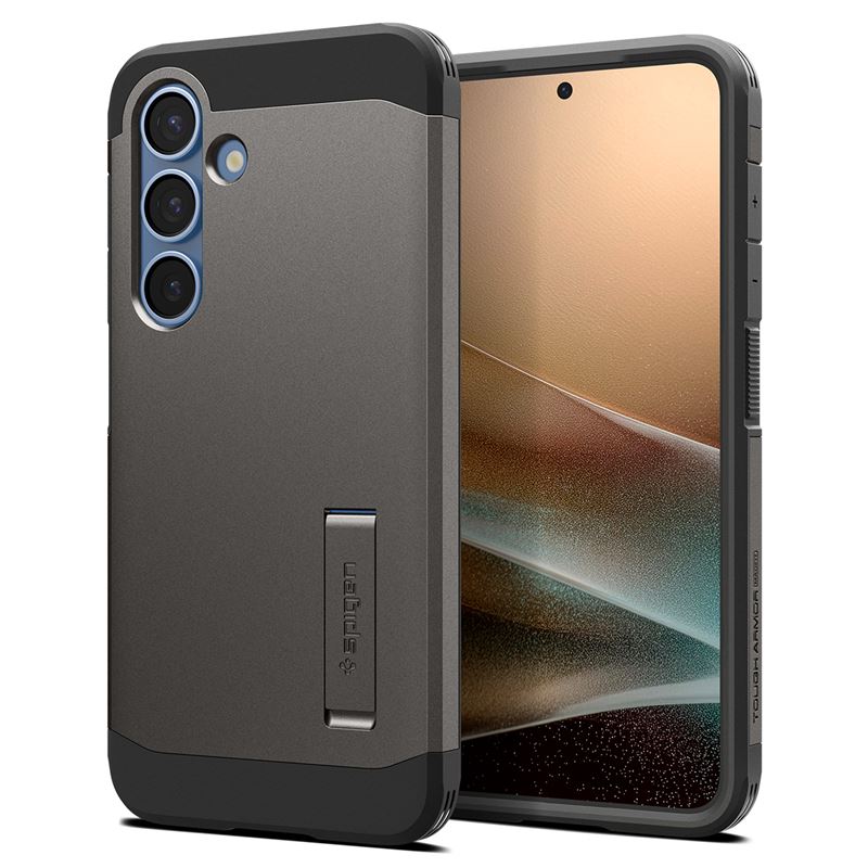 Mbrojtëse Spigen Tough Armor Mag për Galaxy S25 Plus, e hirtë