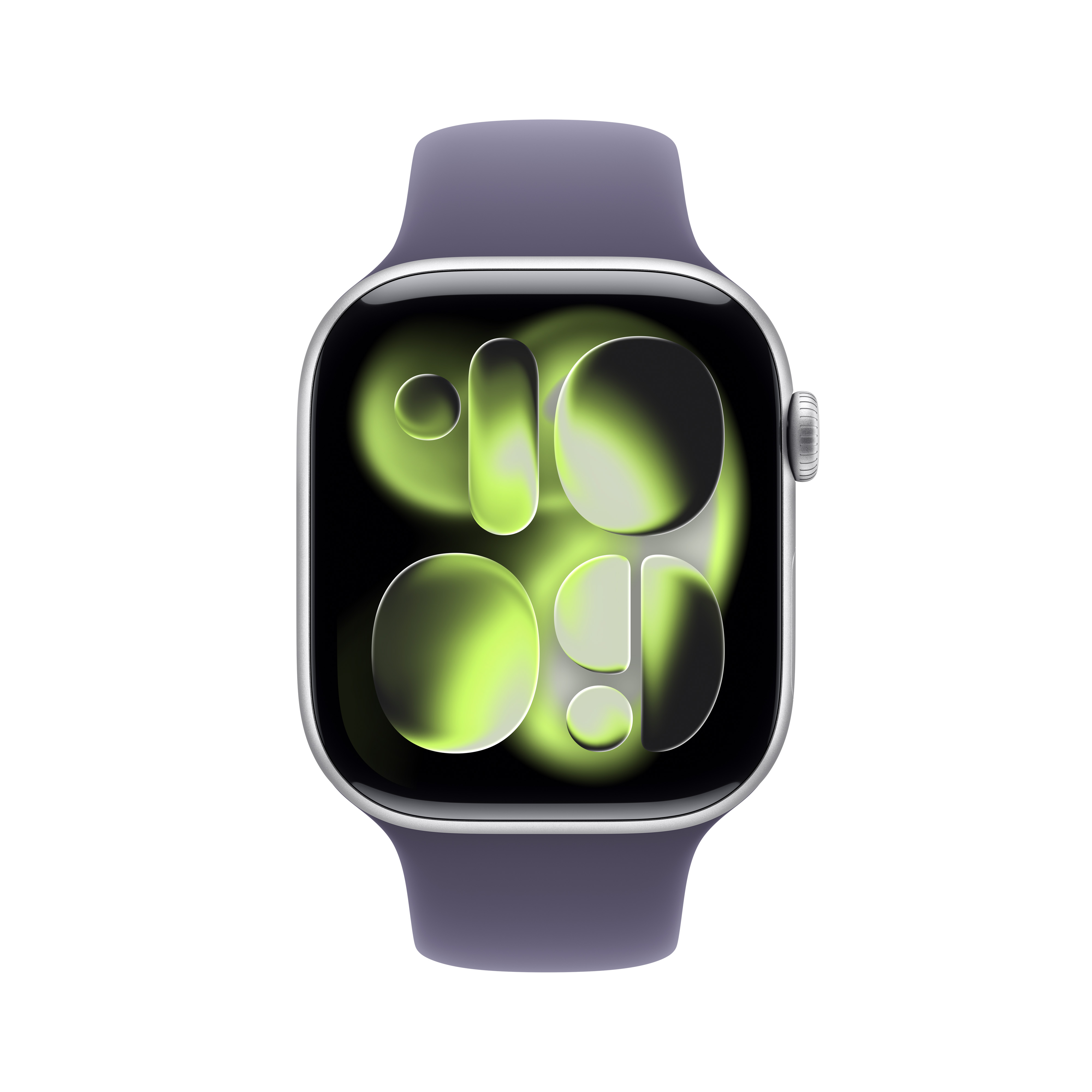 Apple Watch S11 GPS 42mm Silver Aluminium Case with Purple Fog Sport Band, S/M