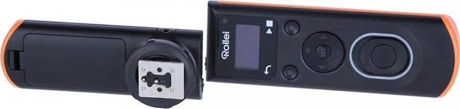 Безжичен далечински управувач за obturator Rollei, за Canon DSLR, OLED екран, 50m, црна