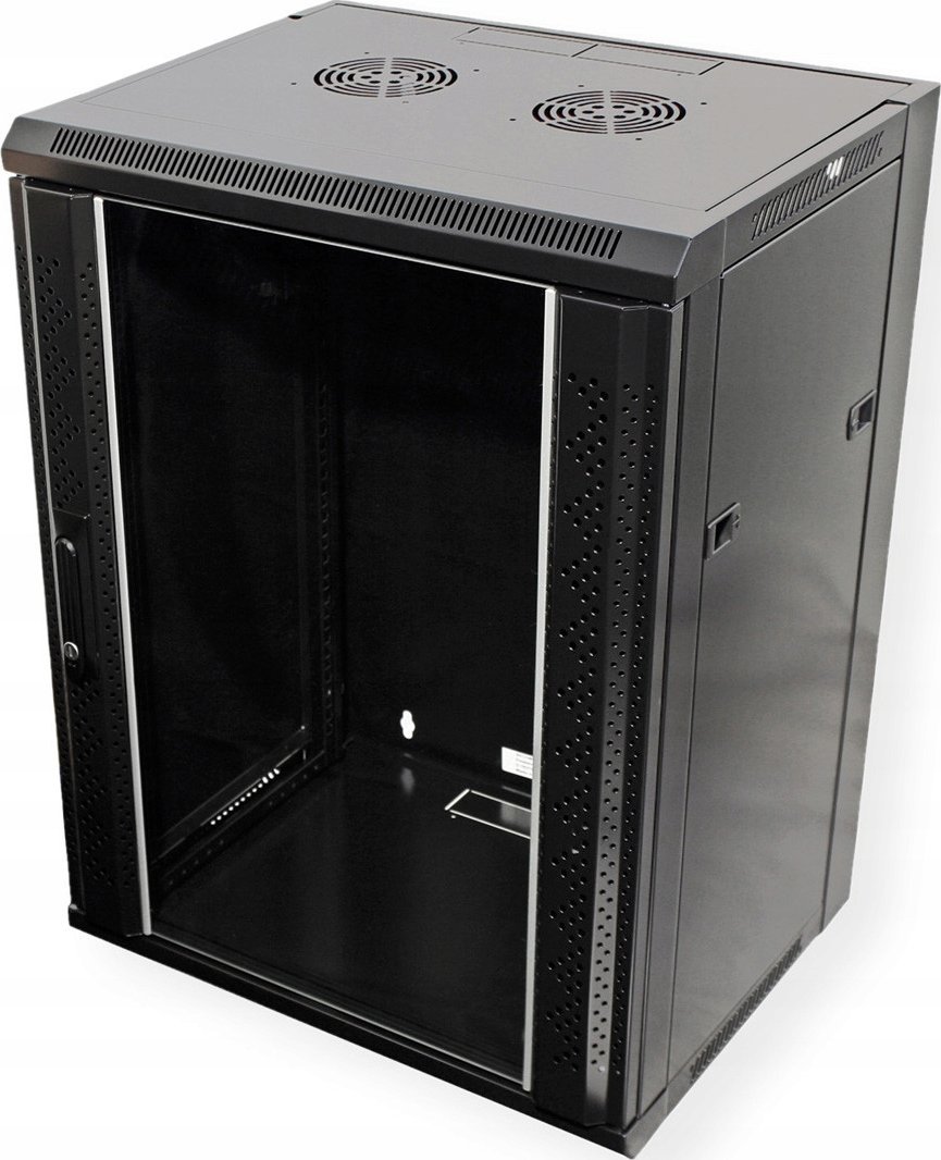 Kabinet rrjeti VALUE 15U, montim në mur, 19", i zi