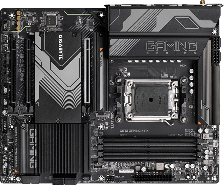 Pllakë amë GIGABYTE X670 Gaming X AX - AMD X670