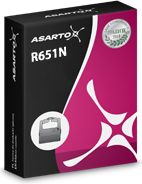 Shirit për printer Asarto, zëvendësues për Brother TZE651, 24 mm