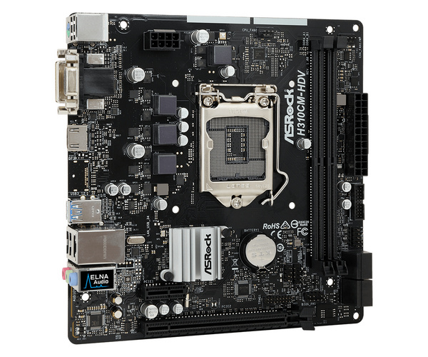 Pllakë amë Asrock H310CM-HDV Intel H310 LGA 1151 (Socket H4) micro ATX
