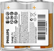 Bateri Philips LongLife C / R14, 2 copë