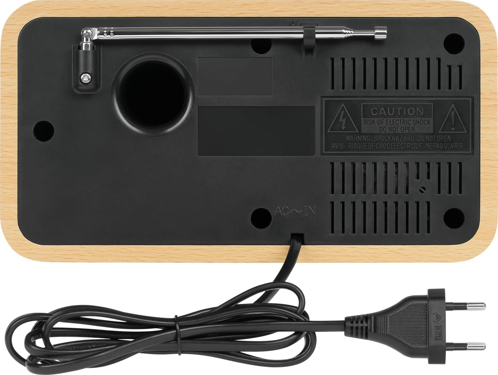 Аналогно радио Kruger&amp;Matz KM 828, AM FM, 5W, дрво ретро