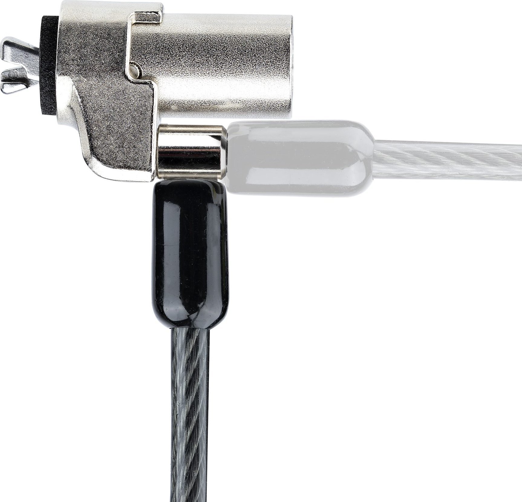 Kabllo sigurie për laptop StarTech, Noble Wedge, 2m, me çelës