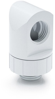 Zgjerues rrotullues 90° Bitspower Artemis, për ftohje me ujë, bakër, i bardhë