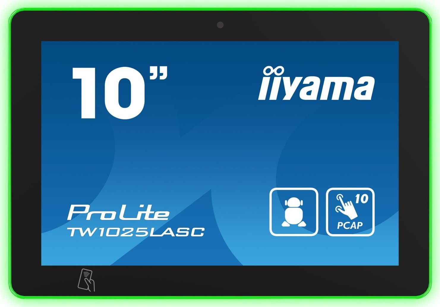 Monitor me prekje Iiyama ProLite TW1025LASC B1PNR, 10.1", Android 12, Power over Ethernet, i zi