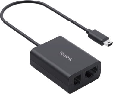 Адаптер за слушалки Yealink EHS62, за DECT слушалки, далечинска контрола на повици, црн