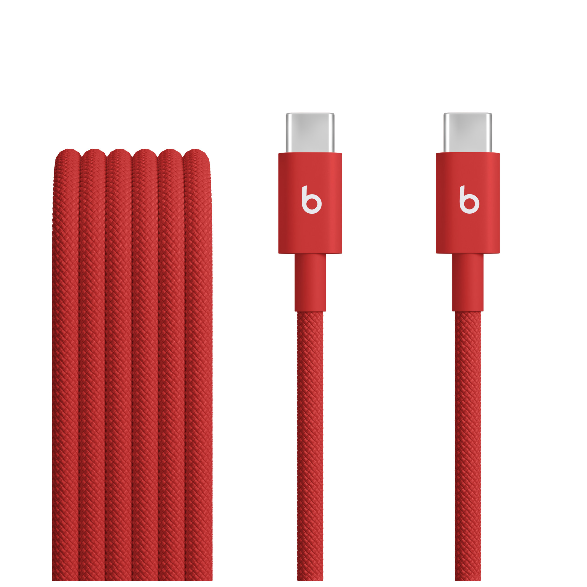 Beats USB-C to USB-C Woven Cable (1.5 m), Rapid Red