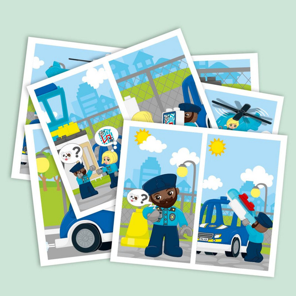 Lodër për fëmijë LEGO Duplo Police Station Helicopter (10959), e kaltër