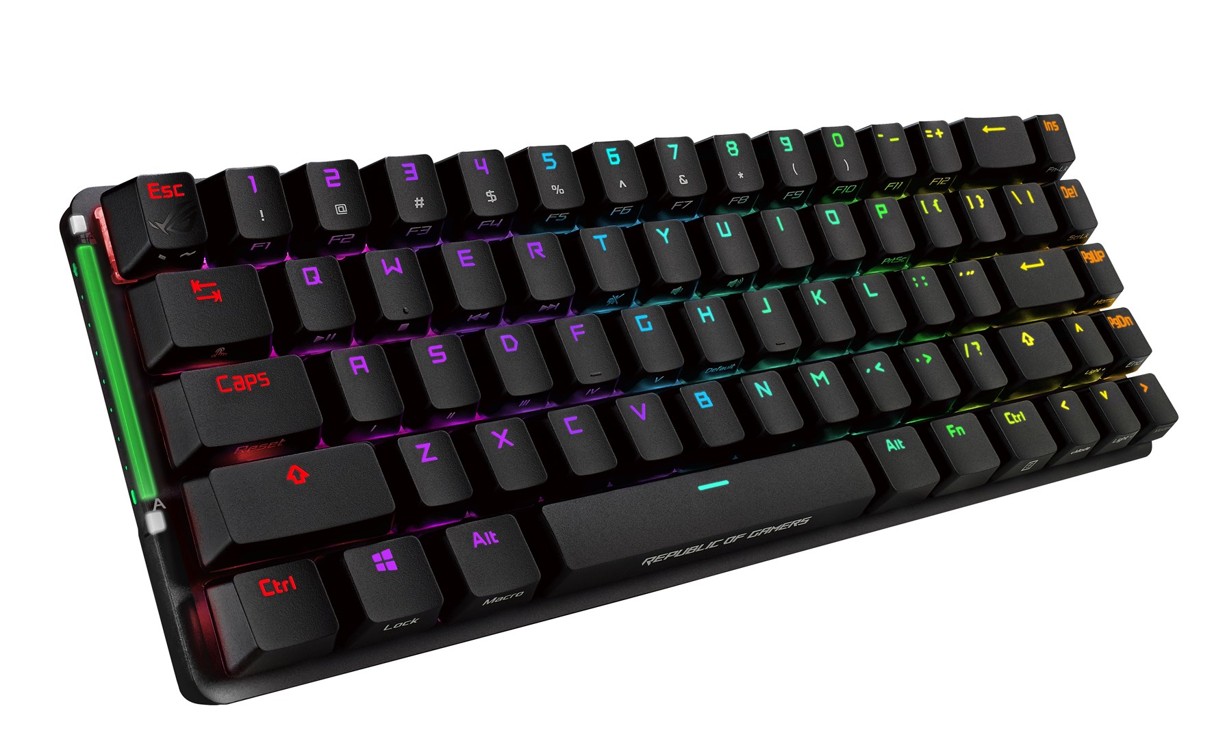 Tastierë ASUS ROG Falchion, RF Wireless + USB, QWERTZ, e zezë