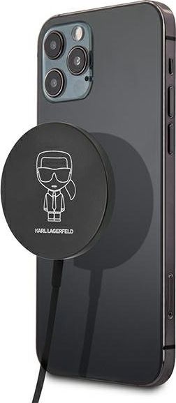 Индуктивен полнач Karl Lagerfeld KLCBMSIKBK KLD511, 15W, USB C, црн